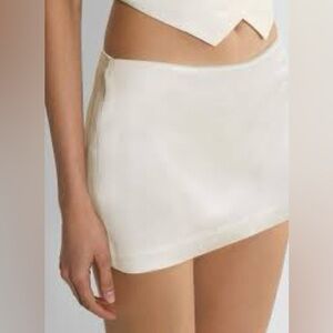 Zara Elegant White Skirt